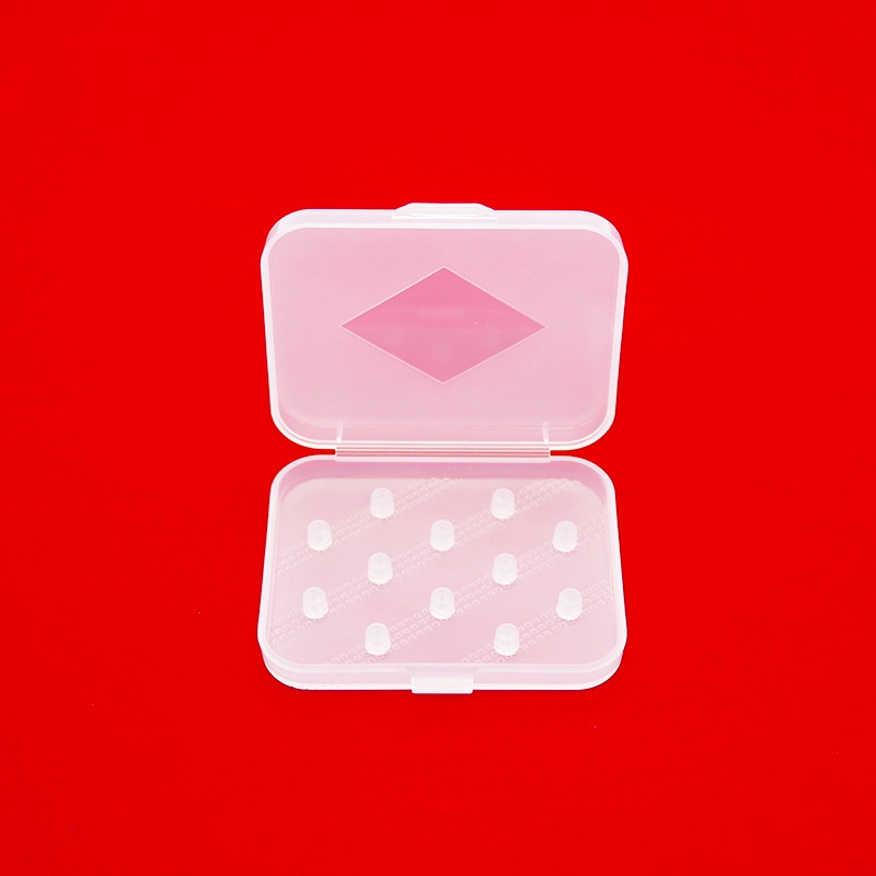 Hộp Đựng Tai Nghe kz tips dunu s & s Bằng Silicon Trong Suốt Chống Bụi silicone