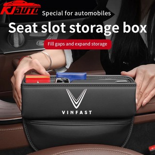 Túi Da pu Đựng Đồ Gắn Khe Hở Ghế Ngồi Xe Hơi vinfast lux a fadil president sa vf e34