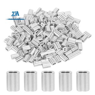 200 Chiếc 1 / 16 Inch Cáp Ferrule Bộ Hợp Kim Nhôm Uốn Vòng Tay Cho Dây