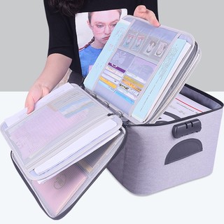 Túi Đựng Tài Liệu Khổ A4 Đa Năng An Toàn Cho Nam Nữ Ốp