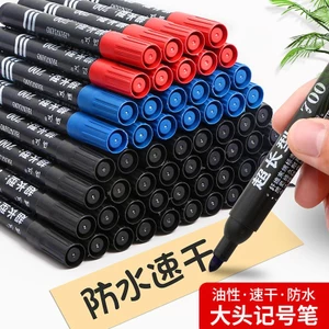 Set 5 bút lông đánh dấu không xóa được chống nước chống phai màu 3 màu mực