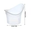 Cốc rửa mắt BORAGETE 10ml, dụng cụ vệ sinh mắt bằng silicon mềm tái sử dụng, phù hợp cho người lớn, phụ nữ và trẻ em