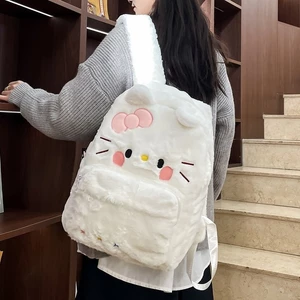 YT2 Hello Kitty Ba Lô Dành Cho Sinh Viên Đại Học Dung Tích Lớn Thời Trang Nữ Hoạt Hình Dễ Thương Túi Đi Học TY2