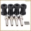 4 Xe RC Nhôm 12Mm Hex Wheel Hub Drive Adapter Nối Dài Bộ Kết Hợp Khớp Nối Cho 1 / 10 RC Bánh Xích Trục SCX10 D90
