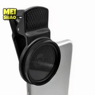 MeiShao 37MM / 52MM CPL Lọc Máy Ảnh Tròn Phụ Kiện Màu Đen Đa Năng Có Kẹp Điện Thoại Di Động Phân Cực Ống Kính Góc Rộng