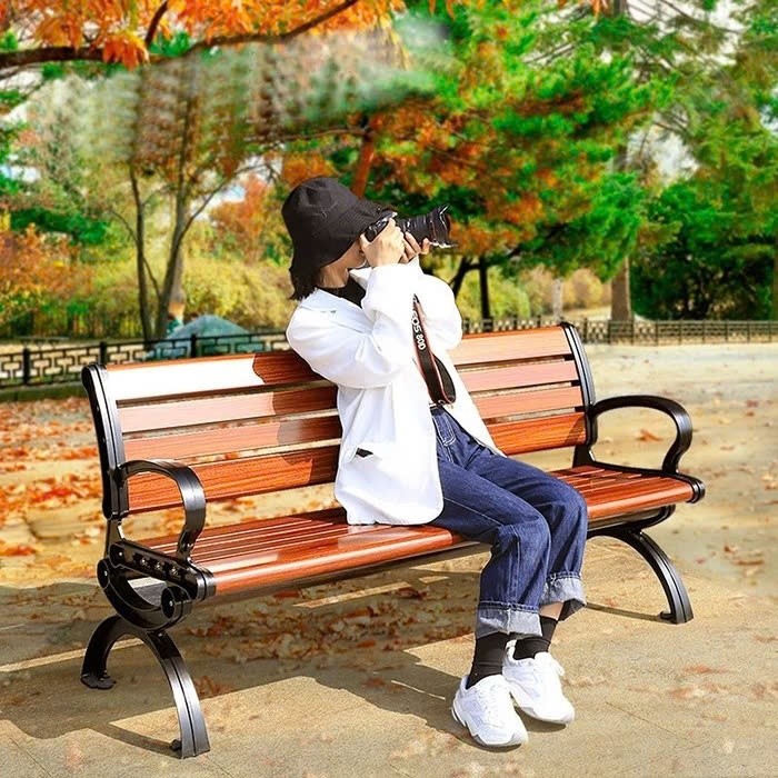 Ghế ban công Hợp Kim Nhôm Nhập khẩu Ghế ngồi ban công sang trọng Ghế sân vườn đẹp Ghế ngoài trời HP02