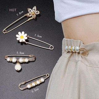 Julyhot 3 Chiếc Quần Áo Nữ Thổ Cẩm Bộ Ngọc Trai Kim Cương Giả Thổ Cẩm Cho Nữ Ve Áo Pin Thắt Lưng Pin Tự Làm Phụ Kiện Massivedeals