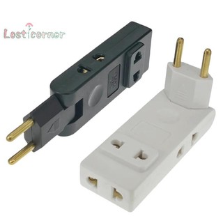 Lostcorner 4 Trong 1 Ổ Cắm Tường Nối Dài EU Ổ Cắm Điện 180 Độ Cắm Adapter Du Lịch Aadapter Di Động Bộ Chuyển Đổi Nguồn Mới