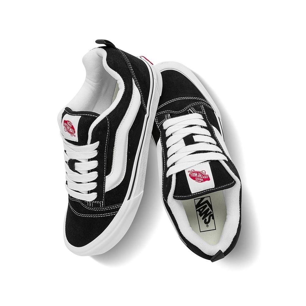 [Rẻ vô địch] Giày Vans chính hãng Knu Old Skool Black White - Đen Trắng - Top Best Seller