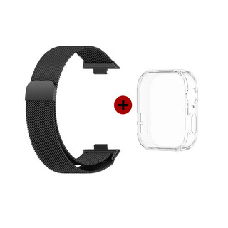 Dành cho Huawei Watch Fit / Fit2 / Fit3 / Fit New / Fit SE / Fit 2 3 Phiên bản đặc biệt Vỏ 2 chiếc + Dây đeo Milanese Loop Dây thép không gỉ từ tính