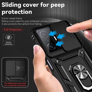 Ốp Điện Thoại Mỏng Có Giá Đỡ Dạng Vòng Tròn Xoay Chống Rơi Chịu Được Sức Nặng Cho xiaomi 11t / 11t pro / 11 lite 5g ne