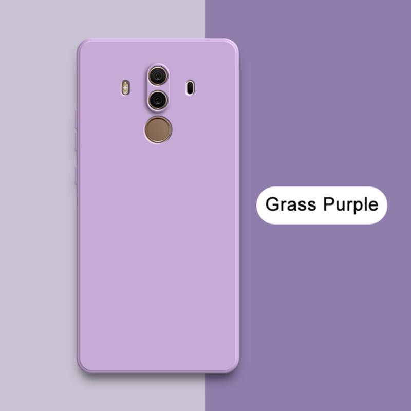 Sang Trọng Ốp Điện Thoại Silicon Dẻo Hình Vuông Cho huawei mate 20x 20 10 9 lite pro 4g 5g