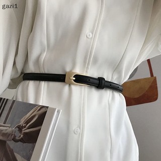 [gazi1] Thắt Lưng Nữ Vintage Da Đơn Giản Khóa Kim Loại Thắt Lưng Bé Gái Váy Jean Quần Thắt Lưng Cho Nữ Nhẹ Dây Boutique