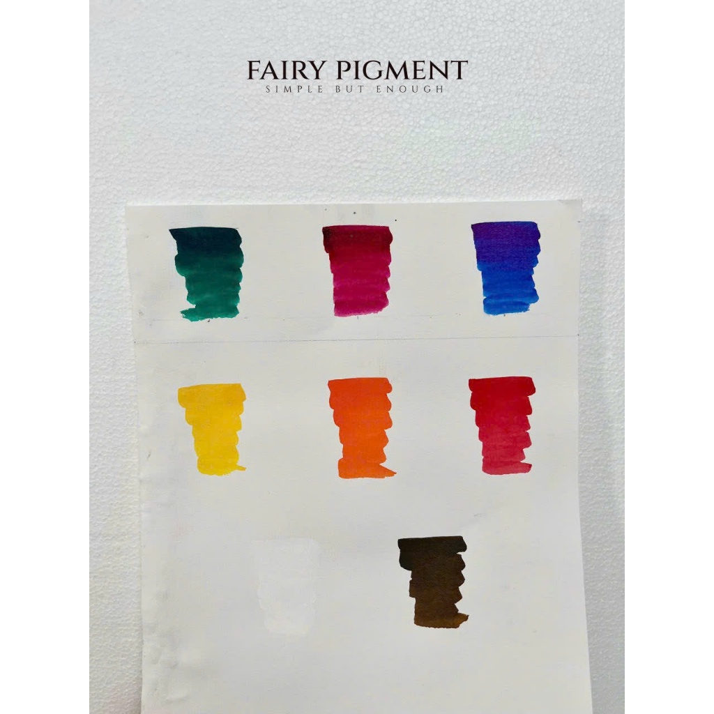 Mực Asie Mini 5ml và 10ml phun xăm môi chính hãng phân tử nhỏ màu lên trong veo