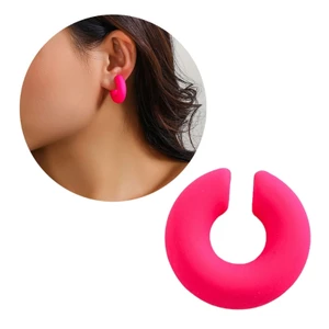 BTF Chunkys Ear Cuff Khuyên Tai Kẹp Trên Sụn Hoop Bông Tai Trang Sức Dày Tròn Huggie Giả Bông Tai