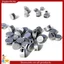 100 Chiếc Vòng Chì Niêm Phong Đậu Đường Kính 8mm, 100 Chiếc Dây Thép, 1 Chiếc Niêm Phong Crimper Với Tay Cầm Phủ Nhựa Đỏ Bộ Con Dấu Chì