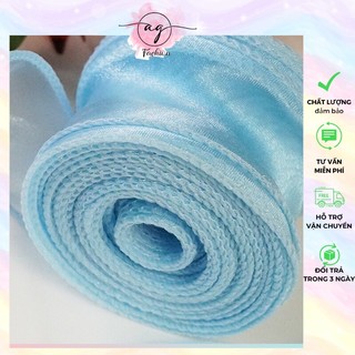 Ruy băng xoắn voan, sóng lượn buộc thắt nơ đóng gói quà AG.FASHION