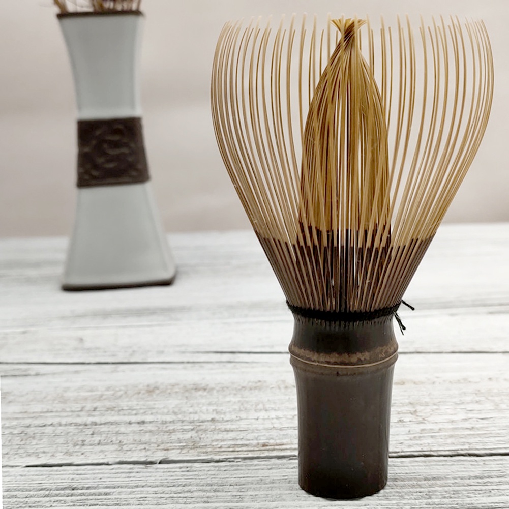 Tre Tím / Trắng Matcha Whisk Chuẩn Bị Trà Matcha Nhật Bản Quà Tặng Sinh Nhật