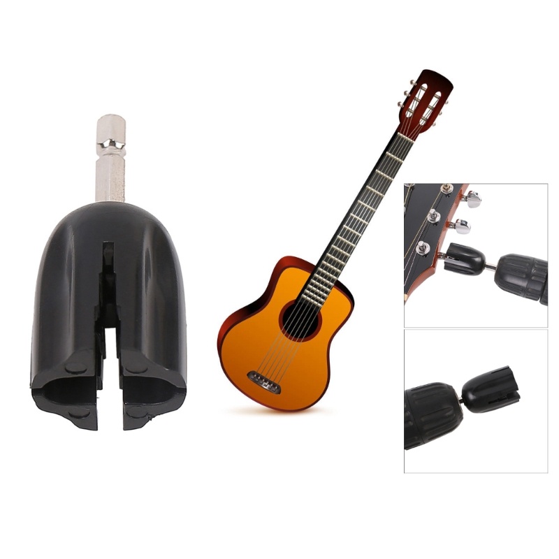 Tầm Nhìn Dây Đàn Guitar Winder Đầu Winder Máy Khoan Cắm Điện Chỉnh Chốt Kéo