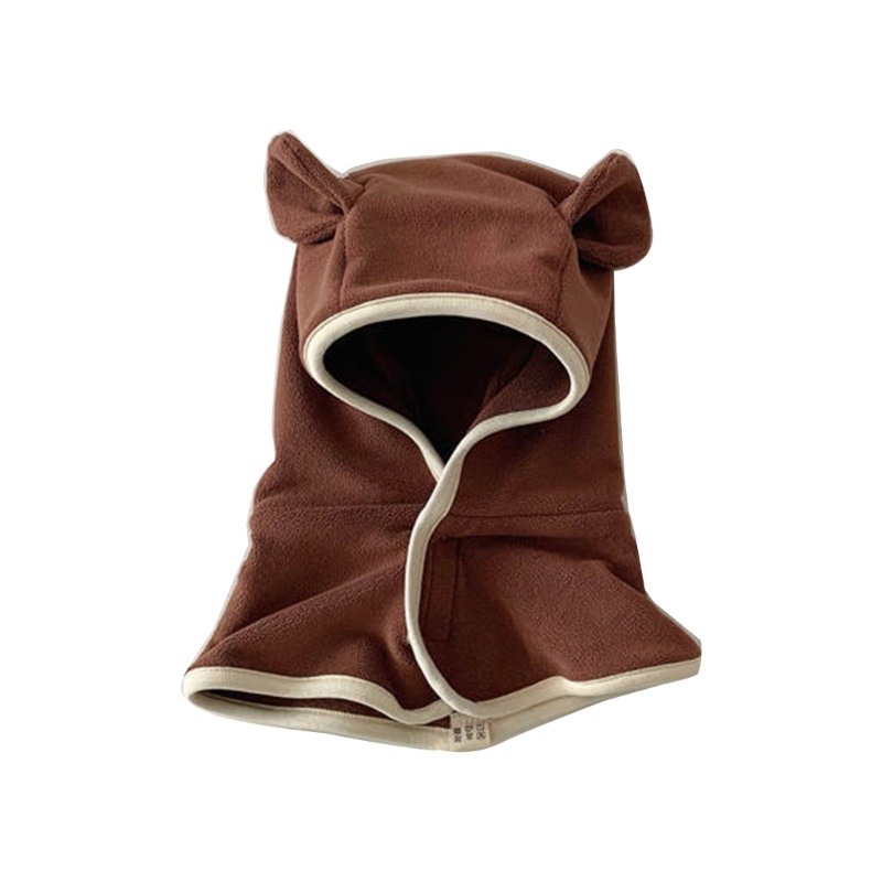 Khăn quàng cổ mũ trẻ em đa năng DASBSUG Mũ beanie trẻ em đa chức năng có tai cho bé trai bé gái
