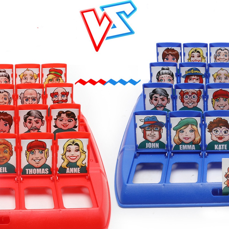 【WHO IS IT】Bộ Đồ Chơi Board Game Nhiều Người Dành Cho Trẻ Em Và Người Lớn Thú Vị Cho Bé Và Gia Đình