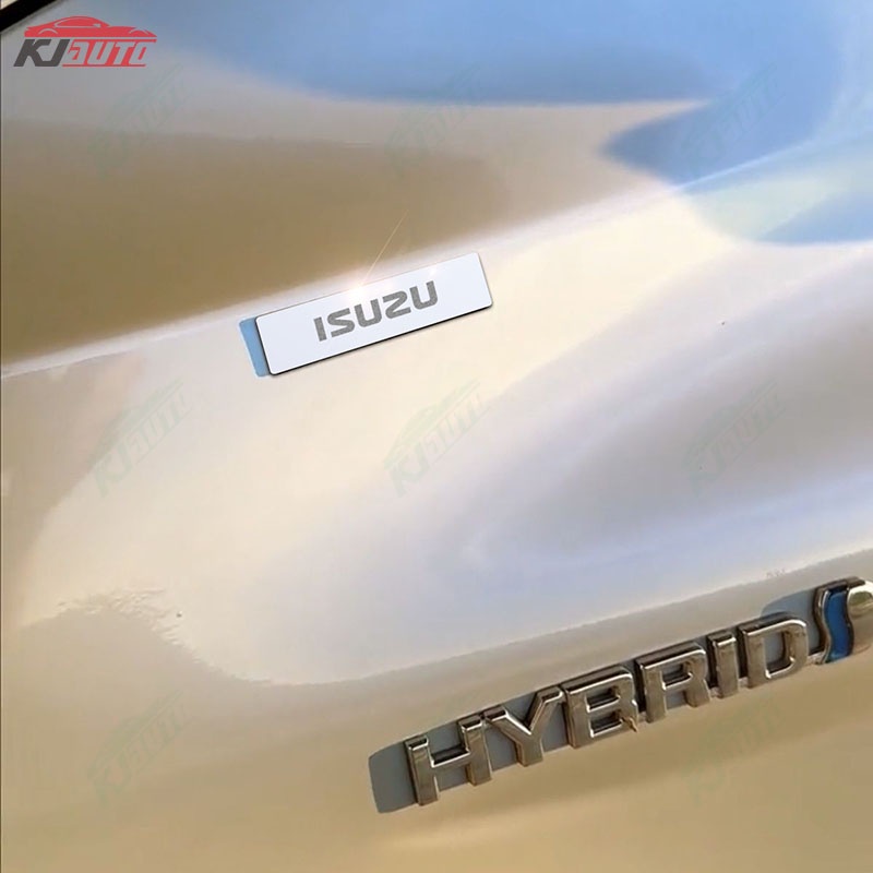 Nhãn Dán logo isuzu 3d Bằng Kim Loại Tráng Gương Trang Trí Xe Hơi elf Trax d-max mu-x trucks