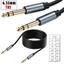 Cáp Aux âm thanh nổi BTM 6 35mm đến 6 35mm 6 35mm 1 4 Nam đến 6 35mm 1 4 Nam TRS Cáp Aux âm thanh nổi kết nối cho đàn Guitar