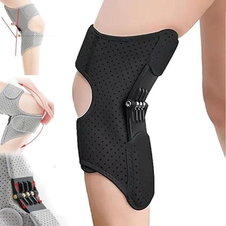Tăng cường bảo vệ đầu gối RATTANCO, với lò xo phục hồi mạnh mẽ Thiết bị hỗ trợ đầu gối thoáng khí, Hỗ trợ khớp nẹp chống trượt có thể điều chỉnh