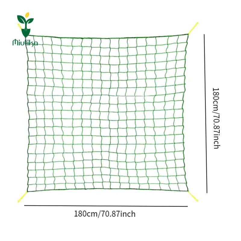 Lưới Trellis Vườn Miulika, Lưới hỗ trợ cây hạng nặng ngoài trời bằng Polypropylen cho cây leo cho dưa chuột