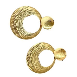 Marset Hợp Kim Nhẹ Vòng Tròn Đinh Bông Tai Tuyên Bố Vòng Bông Tai Cho Nữ Handmade Phong Cách Retro Tai Accessor