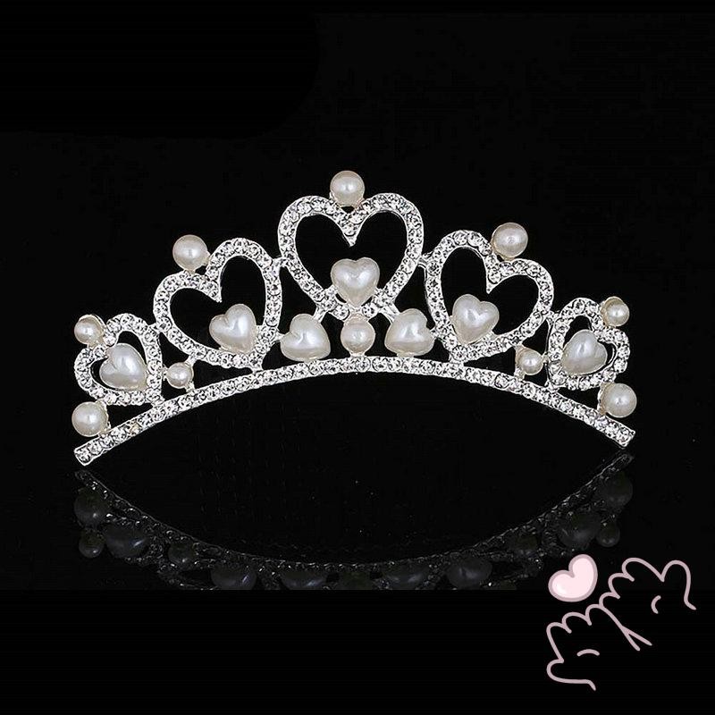Băng đô đính đá Tiaras dành cho nữ Dễ dàng mặc Lược chải tóc tinh tế Phụ kiện tóc