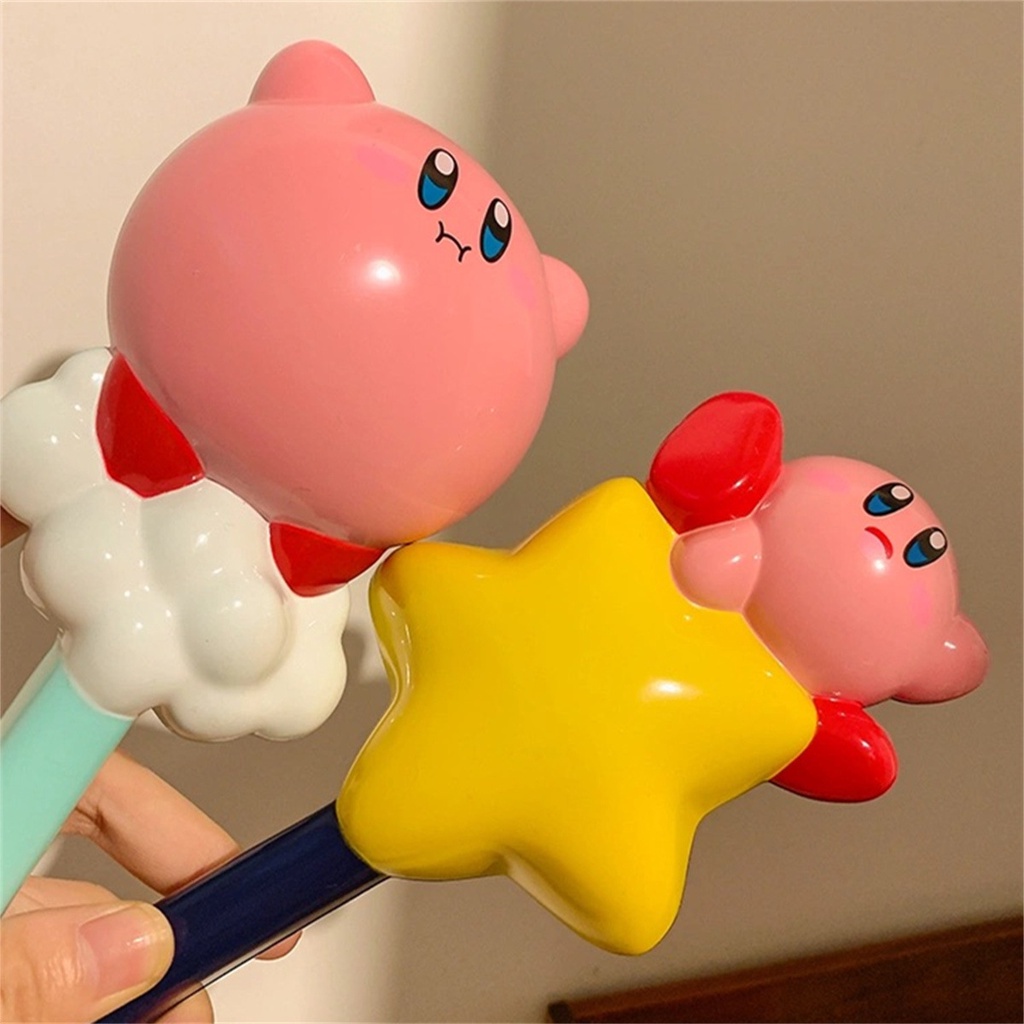Ảnh Kirby Lược Chải Tóc Túi Khí Mát Xa Da Đầu Họa Tiết Ngôi Sao Hoạt Hình Dễ Thương Làm Quà 2