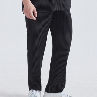Miyake Quần Xếp Ly Nam Drap Rời Ống Rộng Thẳng Xếp Ly Thường Ngày Phù Hợp Với Quần Nam Nhật Bản JF150