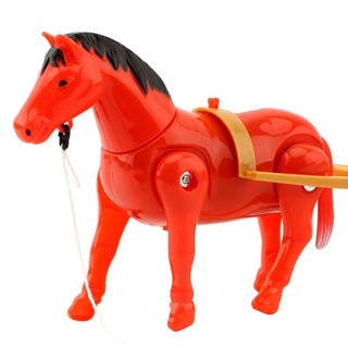 ESSENCEH Horse Circling Toy, Mô hình ngựa điện vui nhộn bằng nhựa, Giảm lo âu hữu ích Đồ chơi cảm giác Mini sáng tạo xe kéo ngựa Công cụ học tập sớm cho trẻ em