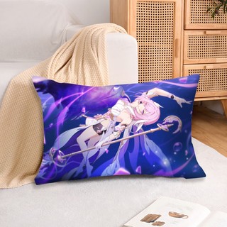 Vỏ gối Honkai Impact 3 Elysia Vỏ gối Sofa Polyester in một mặt Trang trí nhà cửa (Không có lõi)