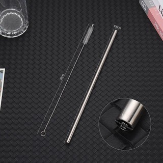 [Vận chuyển địa phương] Ống hút cốc THEHOMECO 1 chiếc, Ống hút bằng thép không gỉ uống thẳng, Ống hút thay thế có thể tái sử dụng bằng bạc 6mm 8mm cho cốc Tyeso 30oz 40oz