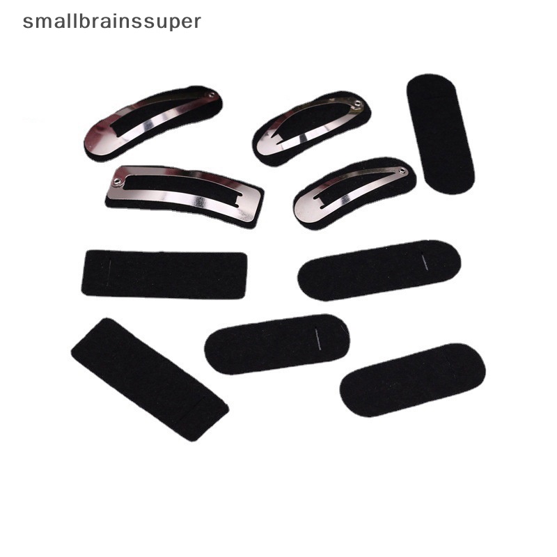 Smallbrainssuper Set 100 Kẹp Tóc Hình Chữ Nhật Bằng Vải Không Dệt Tiện Dụng