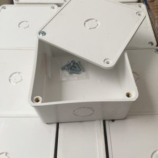 Hộp kỹ thuật  11*11*5 KÈM VÍT bảo vệ Adapter camera chống nước dùng cho eviz, dahua, yoosee, imou,..