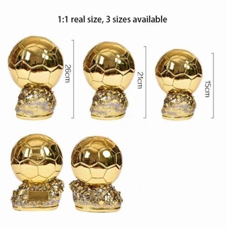 JKDESIGN Bóng đá lưu niệm, Cúp thủ công thủ công cho cầu thủ xuất sắc, Quả bóng vàng, Cúp giải thưởng danh dự cuộc thi, chất lượng cao, quà tặng cho người hâm mộ