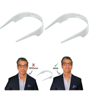 CLEARLINE Áo Sơ Mi Cổ Hỗ Trợ Shaper, Cổ Áo Ở Lại Bộ Cổ Áo Ở Lại Áo Sơ Mi Đứng Cổ Dụng Cụ, Phụ Kiện Quần Áo Có Thể Điều Chỉnh Slick