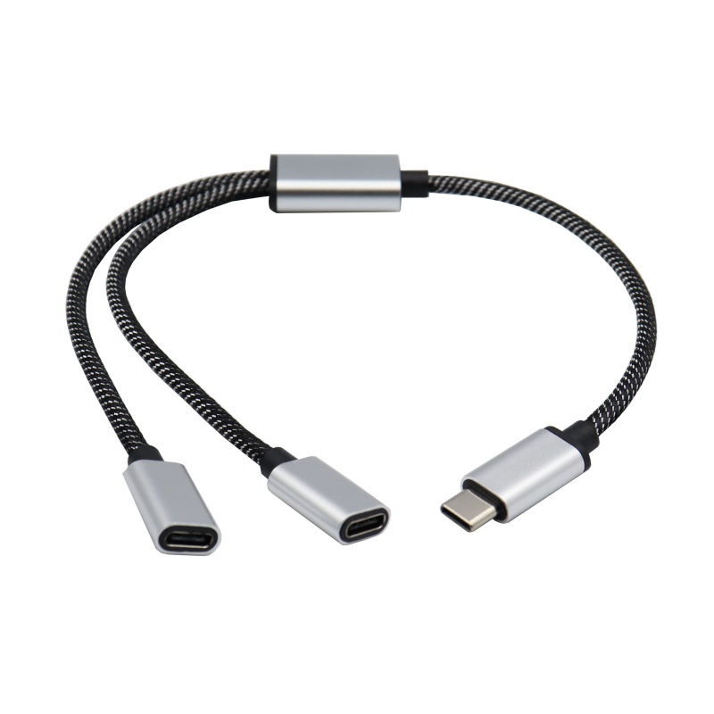 Bộ chia USB C Nam sang Đôi USB C Nữ để truyền dữ liệu