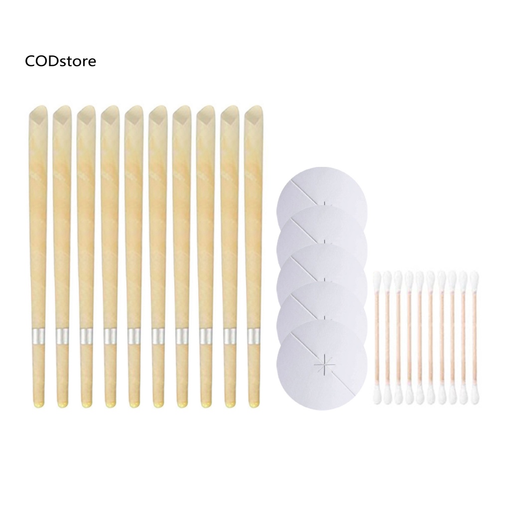Kdc 1 Bộ Dụng Cụ Lấy Ráy Tai Bằng Sáp Ong Tự Nhiên