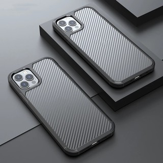 Ốp Điện Thoại acrylic Nhám Trong Suốt Chống Sốc In Họa Tiết Sợi carbon Cho iphone 15 pro max 14 14 pro13 12 pro max 11 pro max