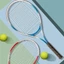 Vợt Tennis ICUCKO, Vợt Người Lớn / Trẻ Em Màu Đỏ Chuyên Nghiệp, Vợt Tennis Tương Tác Nhẹ Chống Sốc Bền Đẹp Cho Cha Mẹ Trẻ Em Người Lớn