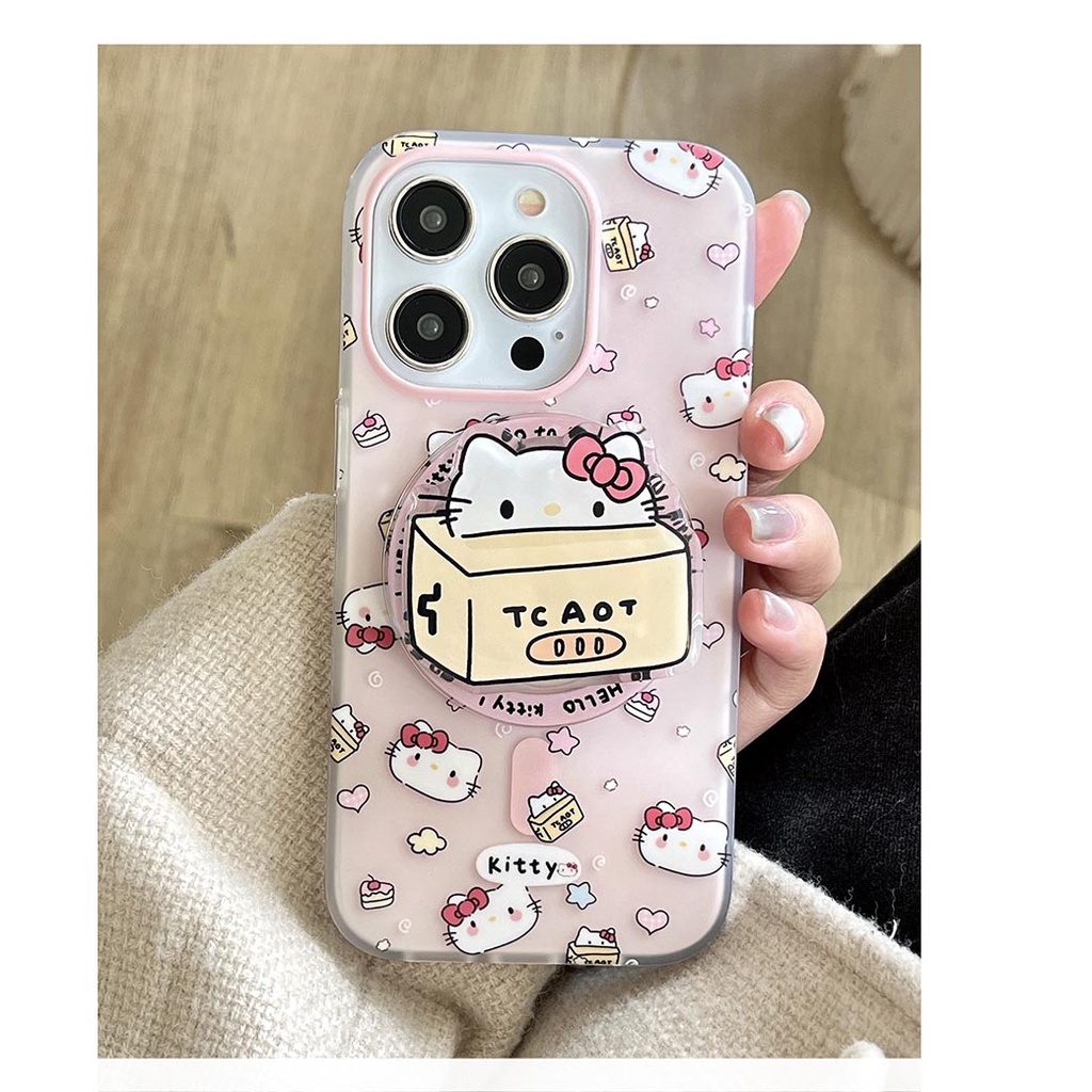 Ốp Lưng Cứng Tương Thích Với iPhone 12 12Pro 12ProMax 13 13Pro 13ProMax 14 14Pro 14ProMax 15 15Pro 15ProMax 16 16Pro 16ProMax Persimmon KT Hộp Họa Tiết Nam Châm