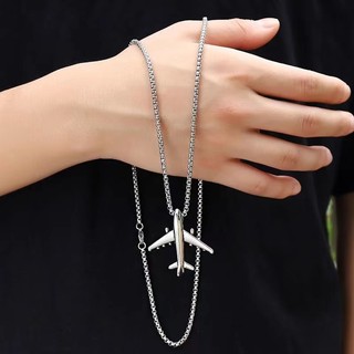 Dây Chuyền Hình Máy Bay Phong Cách hip hop Thời Trang Cho Nam Và Nữ