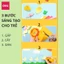 Bộ 100 Tờ Giấy Thủ Công Nhiều Màu Deli - Giấy Gấp Origami Gấp Hạc Nhiều Khổ