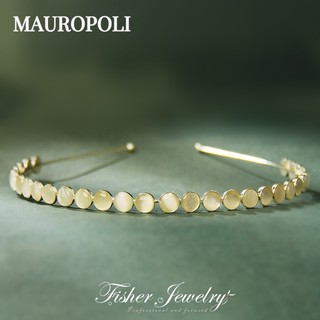 Mauropoli [Sẵn sàng] Cổ tích Opal Kim cương giả Hợp kim Hàn Quốc Băng đô ngọc trai mịn Băng đô rửa mặt thời trang Kẹp tóc Phụ kiện tóc