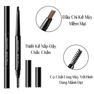 Chì kẻ mày 2 đầu Maycreat nội địa TRung Cosmetic Trang Điểm