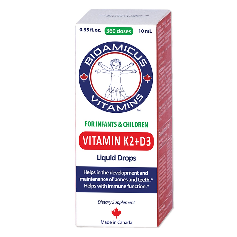 Vitamin D3K2-MK7 BioAmicus Dạng Giọt Cho Trẻ Sơ Sinh 10ml - concung